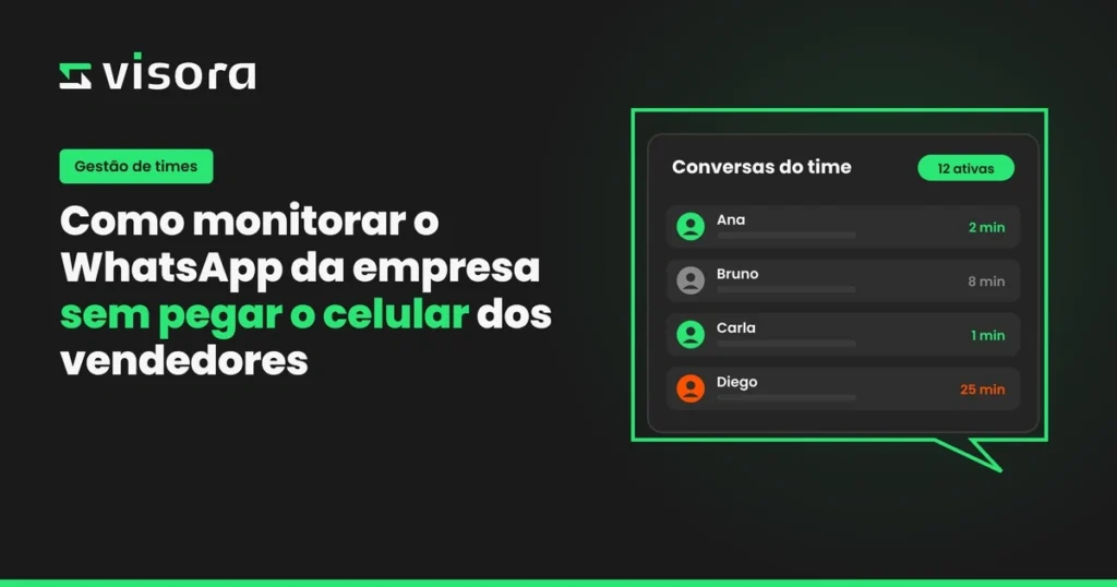 Como monitorar o WhatsApp da empresa sem pegar o celular dos vendedores